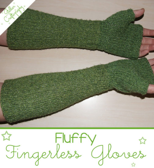 fluffy fingerless gloves