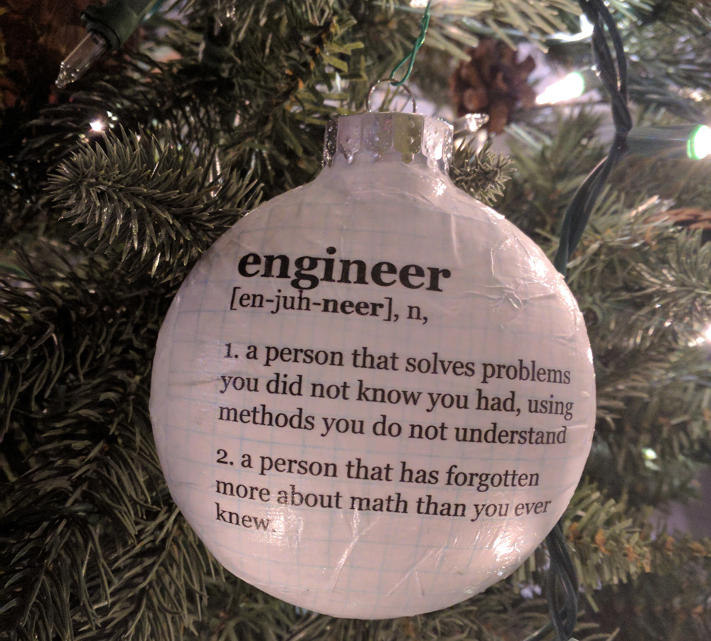 Engineer Christmas Ornaments Stellar Craftography